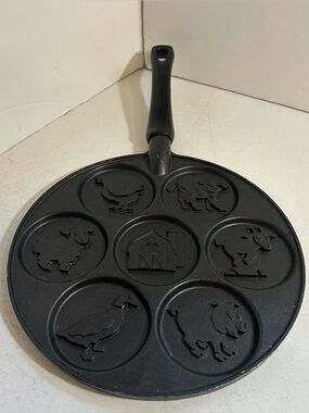 Nordic ware non stick cast aluminum farm animals pancake mold